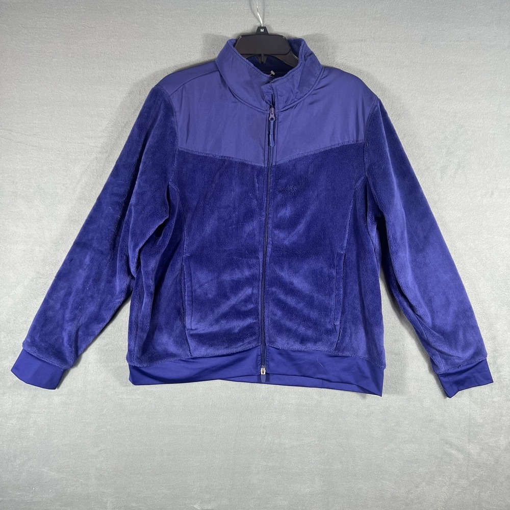 Athletic‎ Works Women's Purple Full Zip Fleece Activewear Jacket Size XXL 20